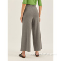 Comfortable Full Length Woman Knit Pants